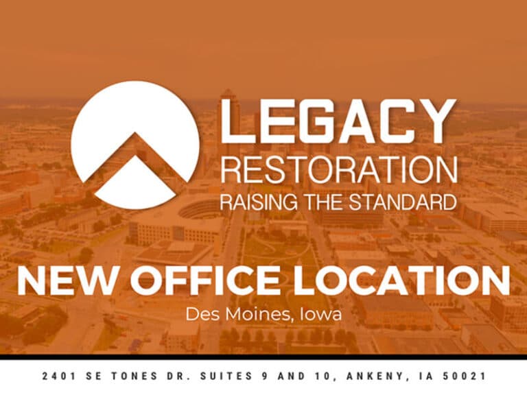 Now Serving Des Moines, Iowa: Legacy Restoration Opens New Location ...