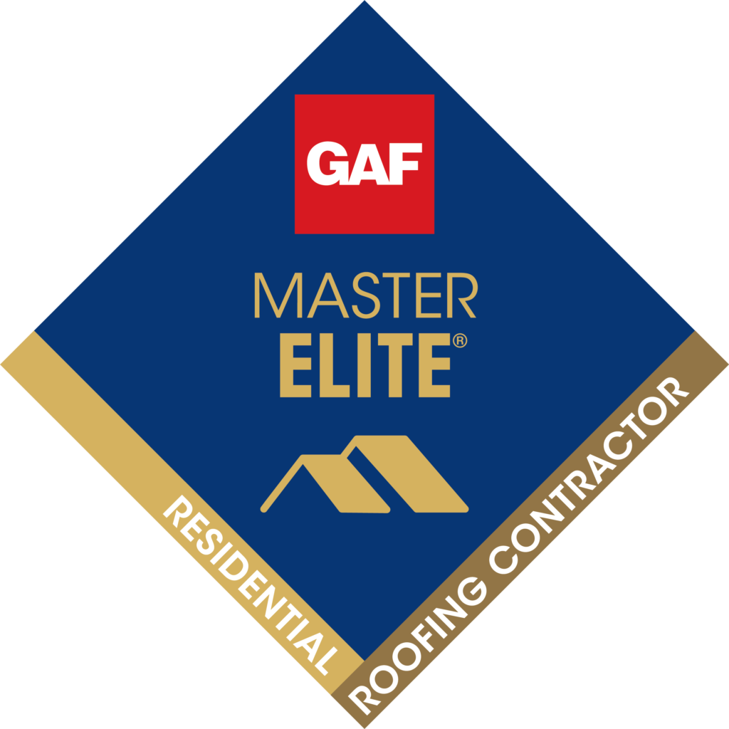 GAF Master Elite Roofing Contractor badge logo