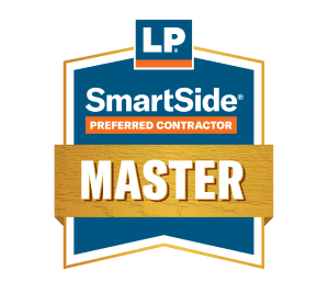 LP SmartSide Master Preferred Contractor badge